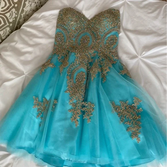 slim fit dress slacks Gold Mermaid Fitted Evening Dress,Lace Tight Prom Dress,Backless Eveni main image 0